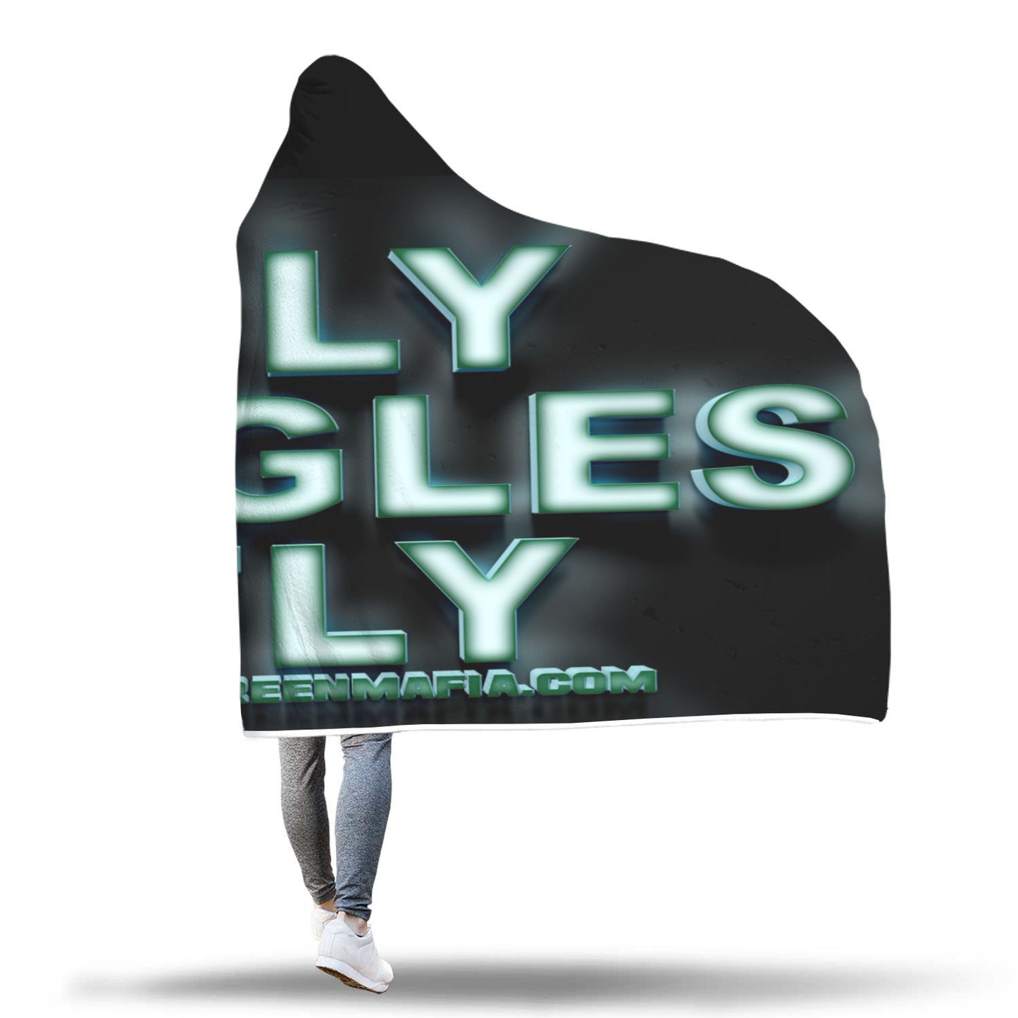 Eagles Fly Hooded Blanket | BleedGreenMafia.com - BleedGreenMafia