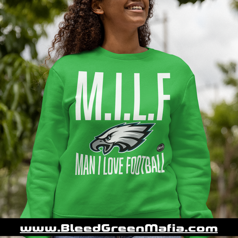 M.I.L.F | Man I Love Football Unisex Sweatshirt | www.BleedGreenMafia.com