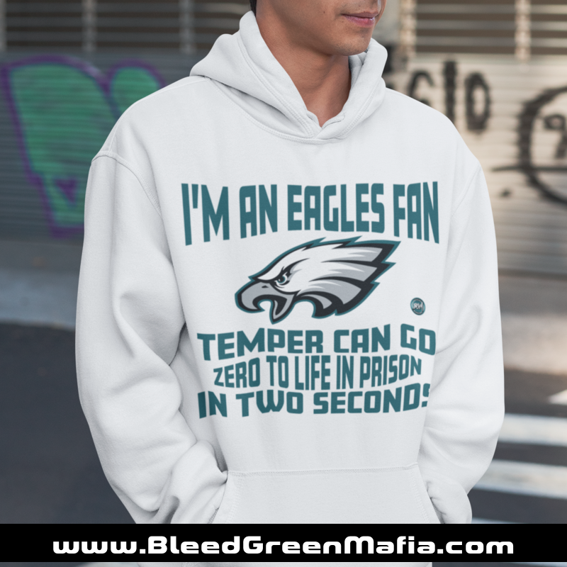 Temper Can Go Zero To Life In Prison Hoodie | www.BleedGreenMafia.com