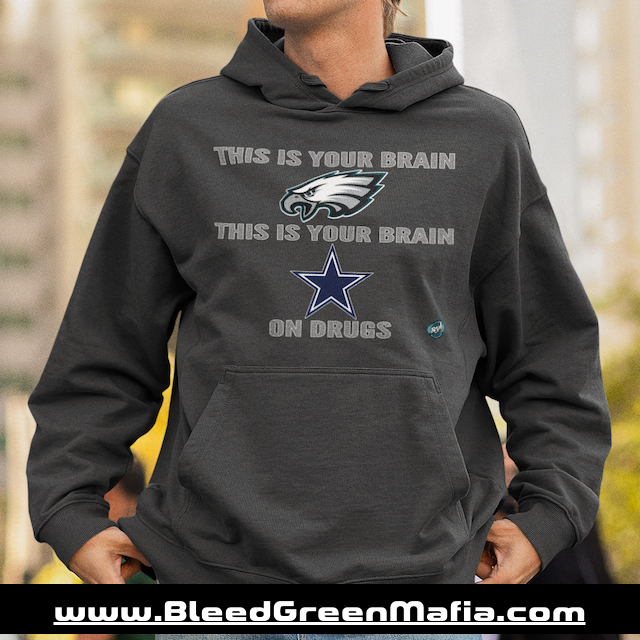 This Is Your Brain On Drugs Hoodie | www.BleedGreenMafia.com