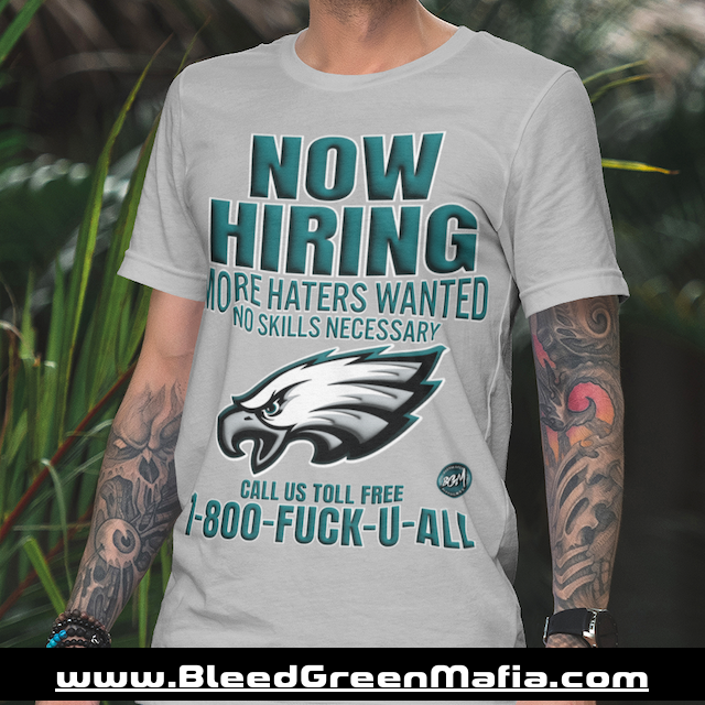 Now Hiring - More Haters Wanted Unisex T-Shirt | www.BleedGreenMafia.com