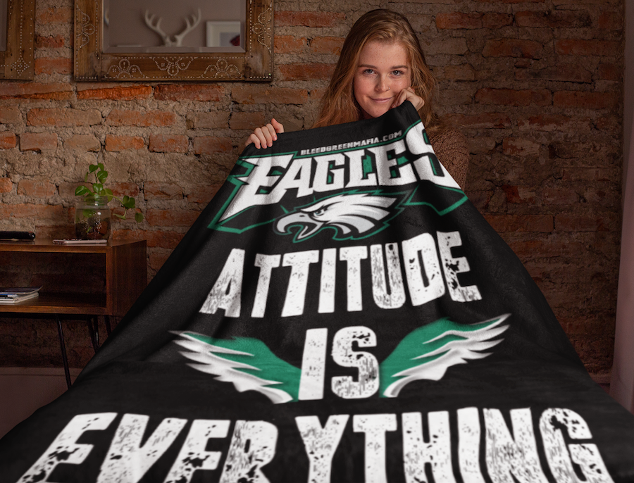 Attitude Is Everything Cozy Plush Fleece Blanket - 60x80