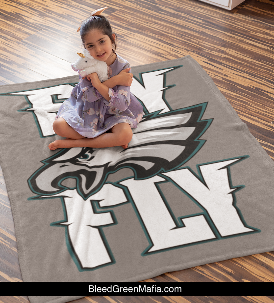 Fly Eagles Cozy Plush Fleece Blanket - 60x80