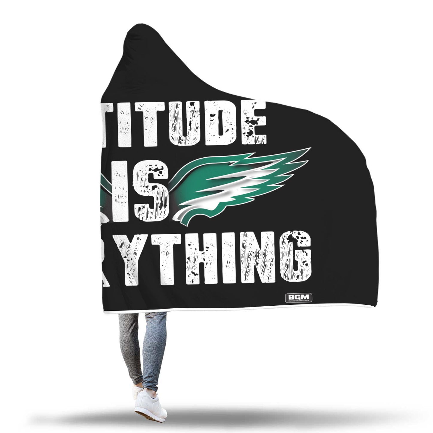 Philly Attitude Is Everything Hooded Blanket | BleedGreenMafia.com - BleedGreenMafia