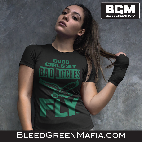 Good Girls Sit Bad Bitches Fly T-Shirt | BleedGreenMafia.com - BleedGreenMafia