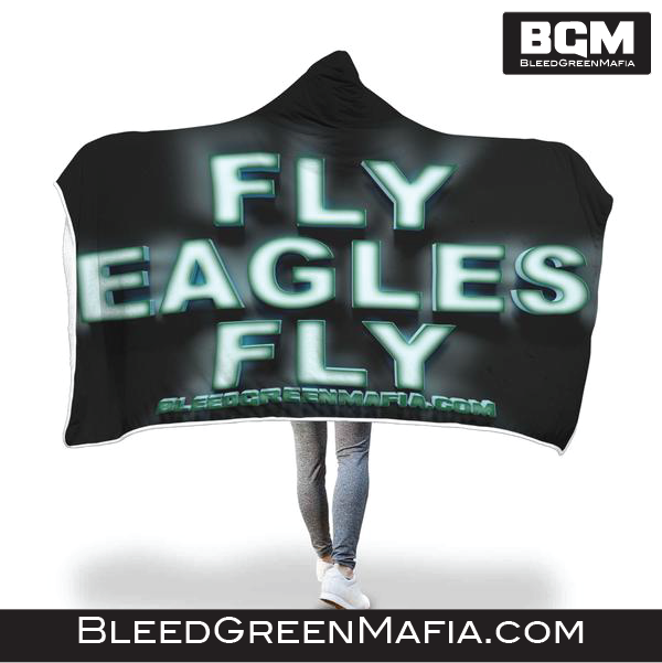 Eagles Fly Hooded Blanket | BleedGreenMafia.com