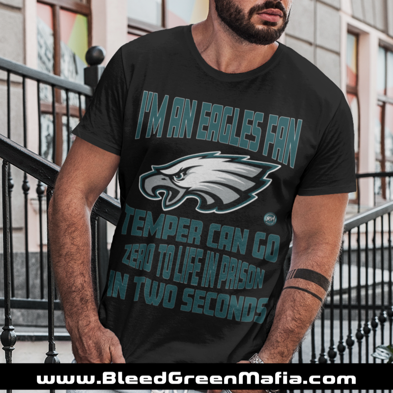 Temper Can Go Zero To Life In Prison Unisex T-Shirt | www.BleedGreenMafia.com
