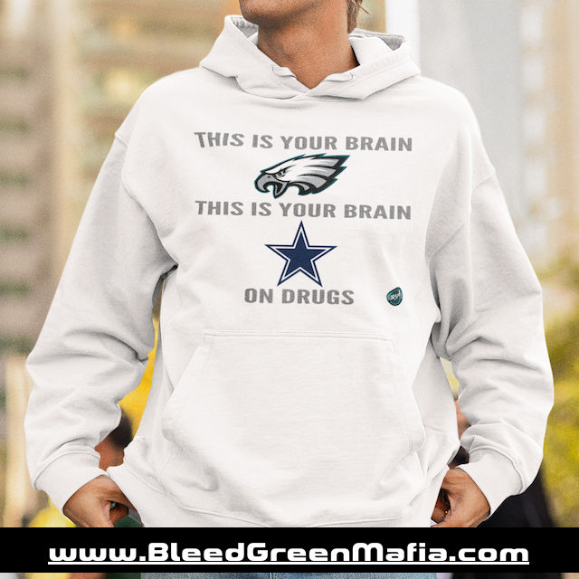 This Is Your Brain On Drugs Hoodie | www.BleedGreenMafia.com