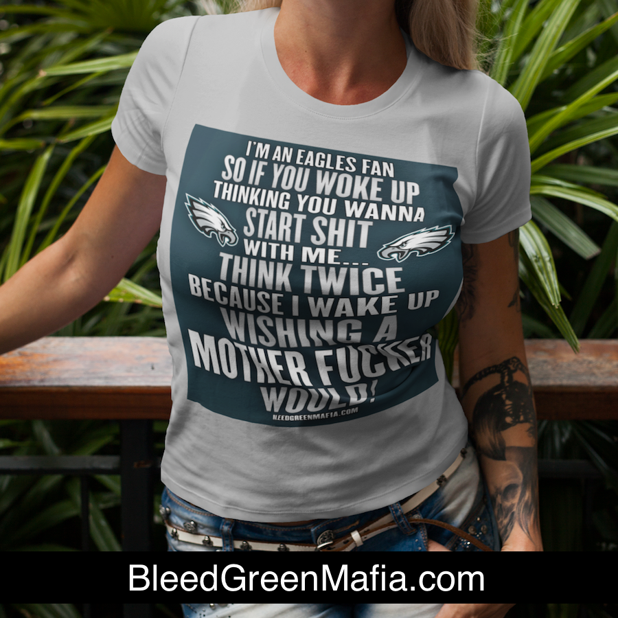 I Wake Up Wishing A Mother F**ker Would, Ladies' T-Shirt | www.BleedGreenMafia.com