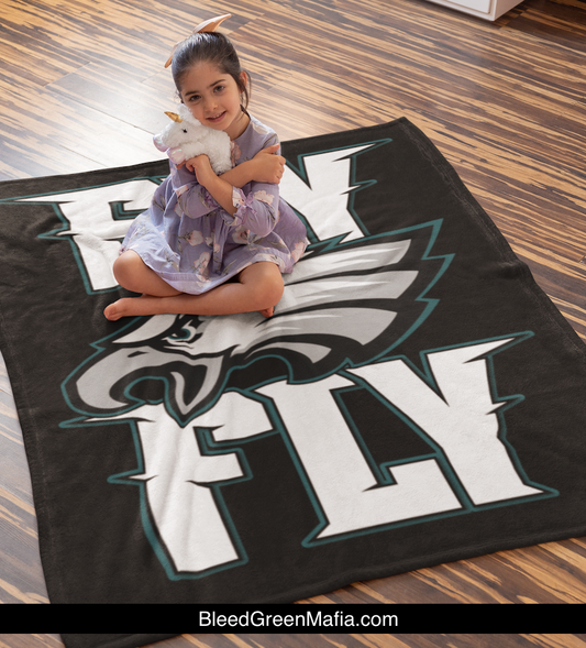 Fly Eagles Cozy Plush Fleece Blanket - 60x80